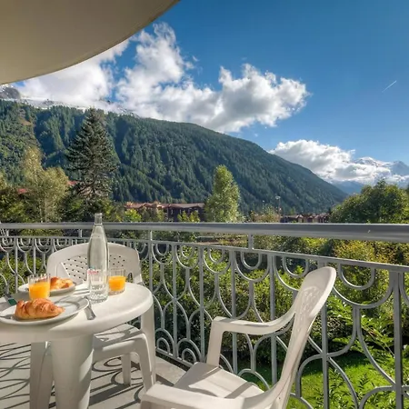Le Cristal Mb1 Mont-blanc View, Pool, Private Sauna & Parking - Happy 아파트 샤모니