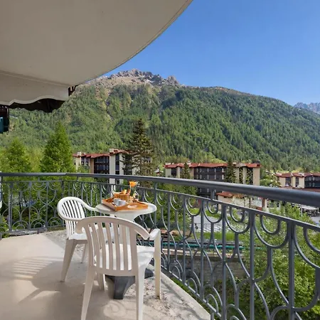 Le Cristal Mb1 Mont-blanc View, Pool, Private Sauna & Parking - Happy 아파트 샤모니