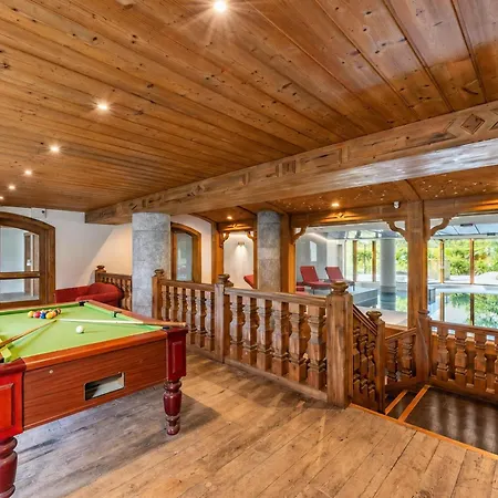 Le Cristal Mb1 Mont-blanc View, Pool, Private Sauna & Parking - Happy 아파트